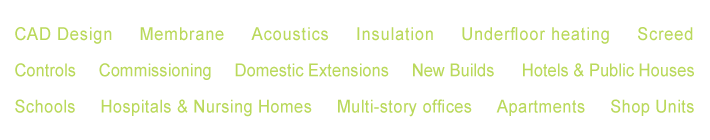 Thru-Floor Ltd List of Services